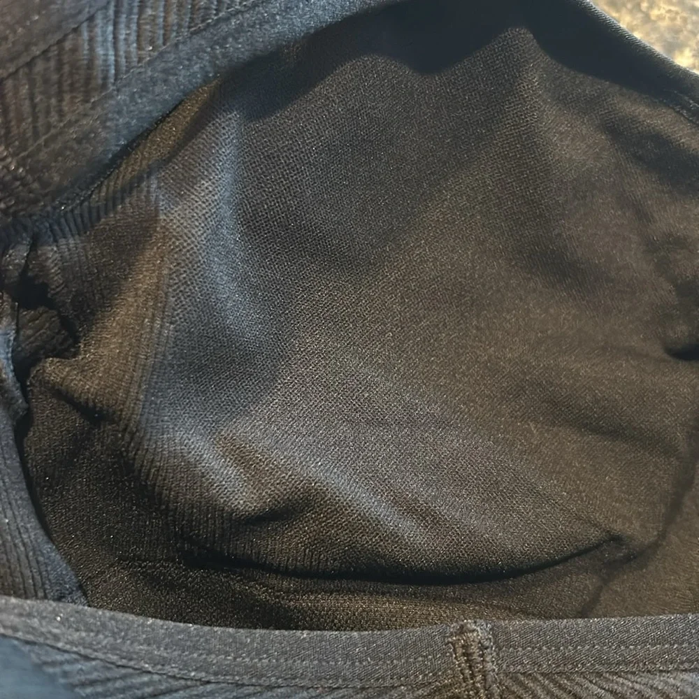Members Mark Seamless Racerback Sports Bra Size Medium Black Activewear